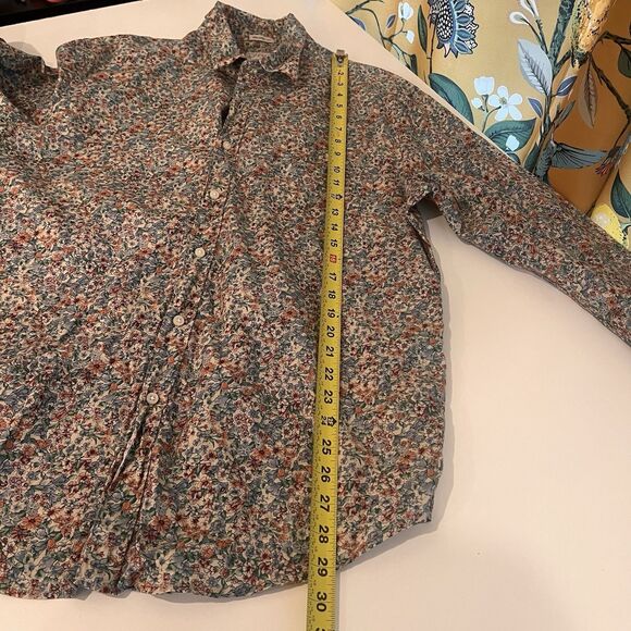 J. Crew Men’s Floral Long Sleeve Button Down Shirt Sz L Floral Relaxed Fit - Picture 8 of 8